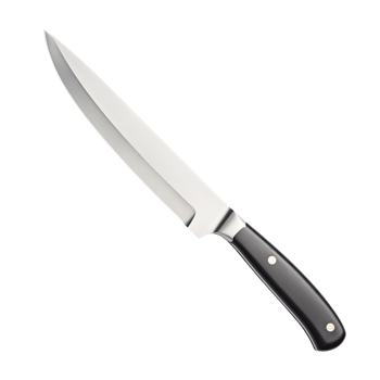 Kitchen Knife Isolated on Transparent Background png