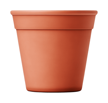 Terracotta Clay Pot Isolated on Transparent Background png