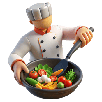 Chef s Fresh Vegetable Stir-fry png