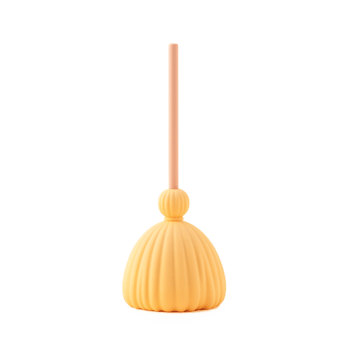Pastel Yellow Witch's Broom Decor Modern Home Accessory png