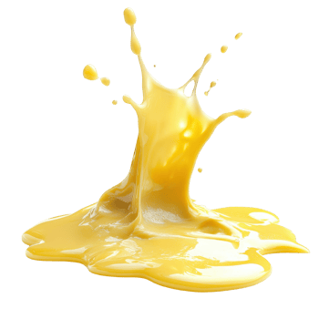 Splashing melted liquid cheese creates a vibrant scene on Transparent background, Splashing Melted Liquid Cheese On png