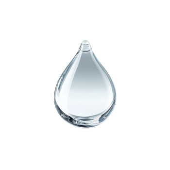 Clear water droplet isolated on a Transparent background showcasing purity and simplicity in nature, Water droplet isolated on png
