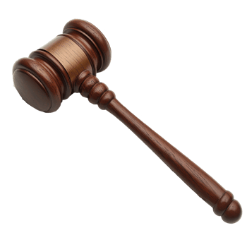 Wooden gavel resting on a newspaper highlights legal proceedings and justice system, wooden gavel sitting on top a newspaper, Transparent background png