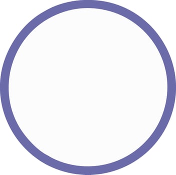 Basic Circle Icon for Geometric Shapes and Minimalist Design Concepts vector