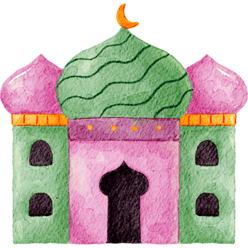 Mosque icon in the months of Ramdhan and Eid al-Fitr png