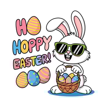 Easter Basket Clipart Set vector