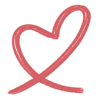 red heart made of paper png