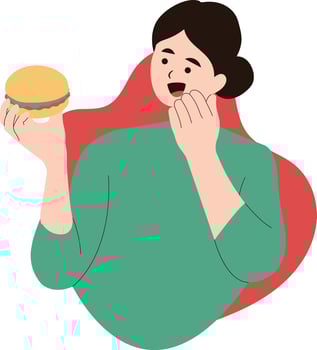 National Hamburger Day Illustration. vector