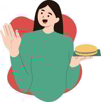 National Hamburger Day Illustration vector