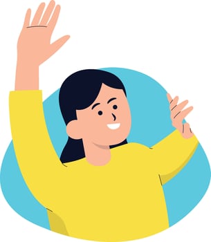 Curious People Illustration. vector