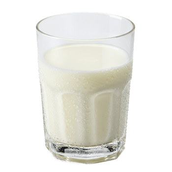 Refreshing milk drink in clear glass kitchen setting beverage photography neutral background close-up view nourishment concept png