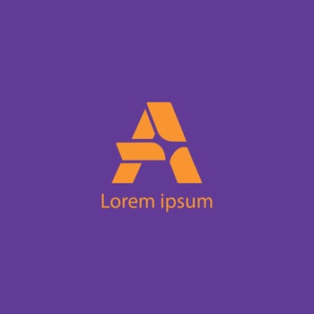 Abstract Modern Letter A Logo vector