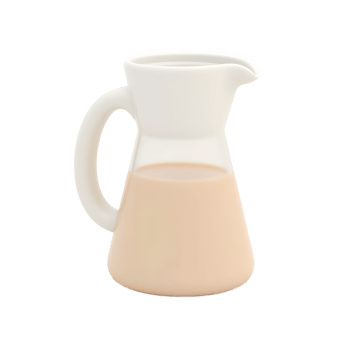 Creamy Coffee in Glass Carafe Perfect for Morning Brew png