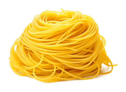 Spaghetti Pasta Isolated on Transparent Background png