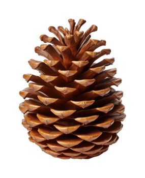 Pine Cone Isolated on Transparent Background png