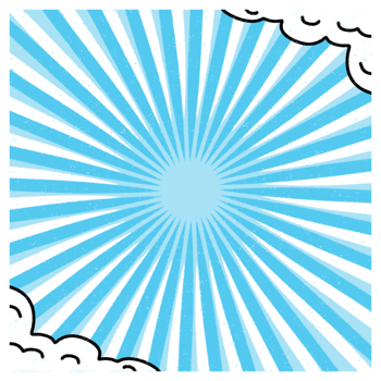 Soft Blue Comic Background png