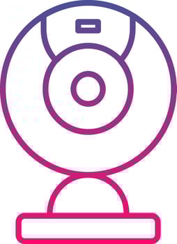 Webcam Creative Icon Symbol Art Sign vector