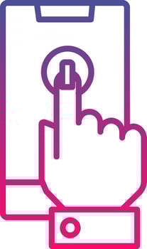 Touchscreen Icon Symbol Art Sign vector