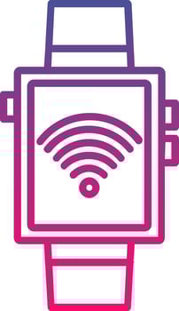Smartwatch Icon Symbol Art vector