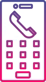 Keypad Icon Symbol Art Sign vector