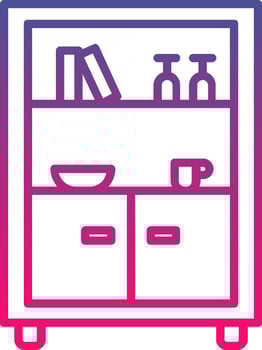 Display Case Icon Symbol Art Sign vector