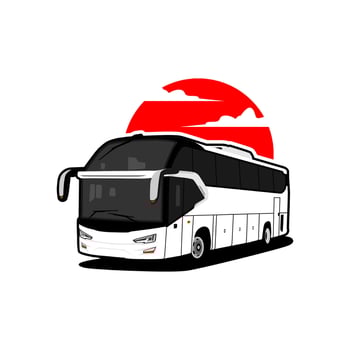 bus transportation image illustration vector