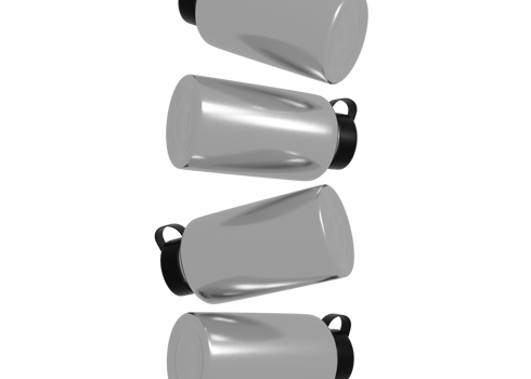 Realistic Plastic Sports Drink Bottle png