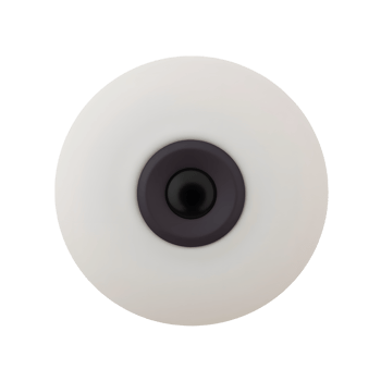 Round Speaker Design White and Black Audio Device png