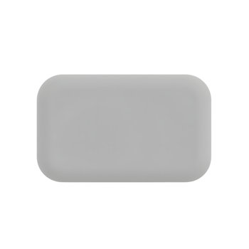 Gray Rectangular Soap Bar Mockup Product Design png