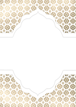 Golden frame with black border and pattern png