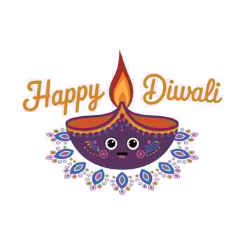 Happy Diwali T Shirt Design vector
