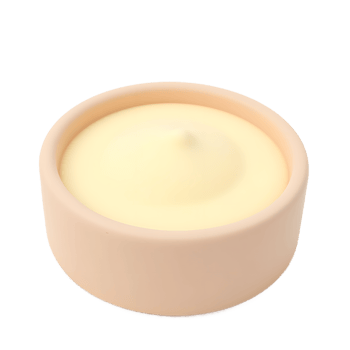 Creamy Mayonnaise in a Beige Bowl png