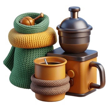 Cozy Autumn Vibes Hot Drink, Knitwear, and Grinder png