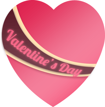 love, pink love, valentine, badge png