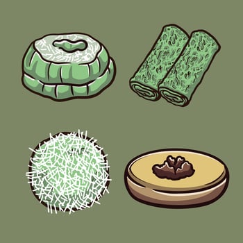 Indonesian Street Food vector