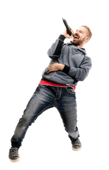 singing man isolate png
