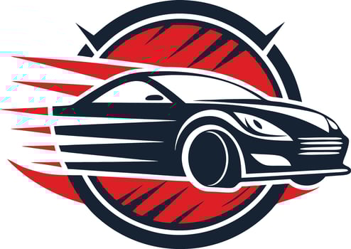 Fast car speed illustration vector