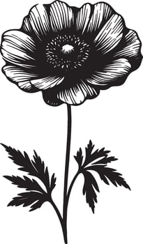Floral Silhouette Pattern for Wallpaper or Textiles vector