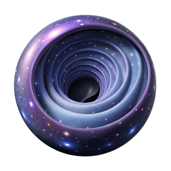 Cosmic Vortex A Journey Through Space and Time png