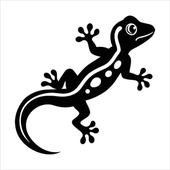 Gecko Secret The Art of Camouflage vector