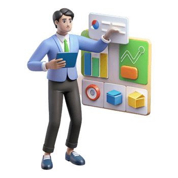 Data Analysis Dashboard Visualizing Business Metrics png