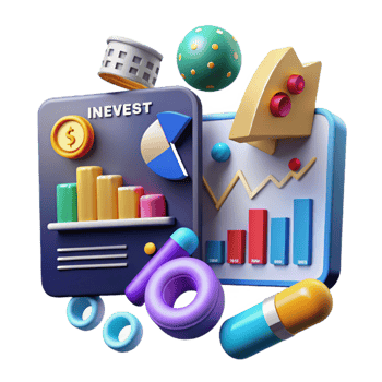Investing Data-Driven Growth Financial Charts png