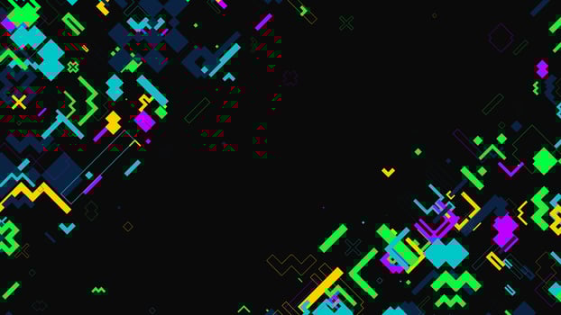 Glitch error effect. Digital background vector