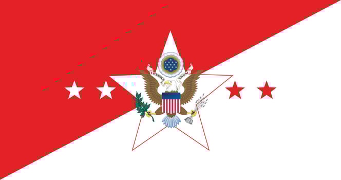Chief of Staff of the United States Army Flag Illustration Premium Quality vector