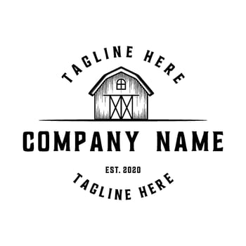 vintage cabin logo. for recreation, holidays. and others vector