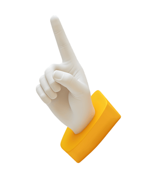 Raised Human Hand In Yellow Sleeve Against Transparent Background Signifying A Call To Action png