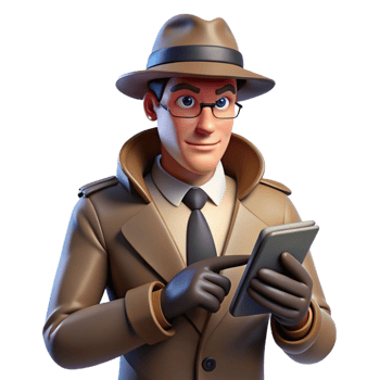 Sleuth in the City A Digital Animated Detective's Digital Case Files png