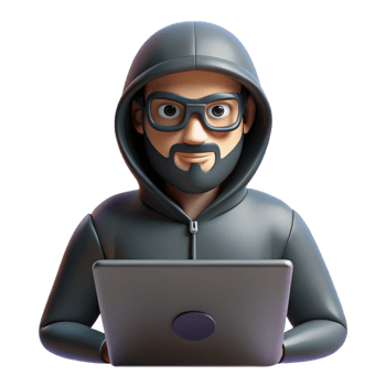 Anonymous Hacker 3D Render Cybersecurity, Digital Privacy, and Online Security png