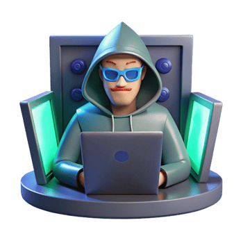 Mysterious Hacker in 3D Cybersecurity, Digital Privacy, Anonymous, Coding, Data Protection, Encryption, Virtual World, Network Security, Online Safety, Internet Security png