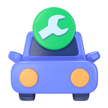 Car Repair 3D Illustration Icon S1 png